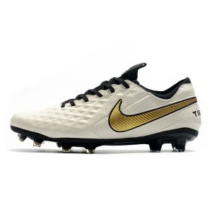 Nike Tiempo Legend Elite FG Bílý Zlato Černá